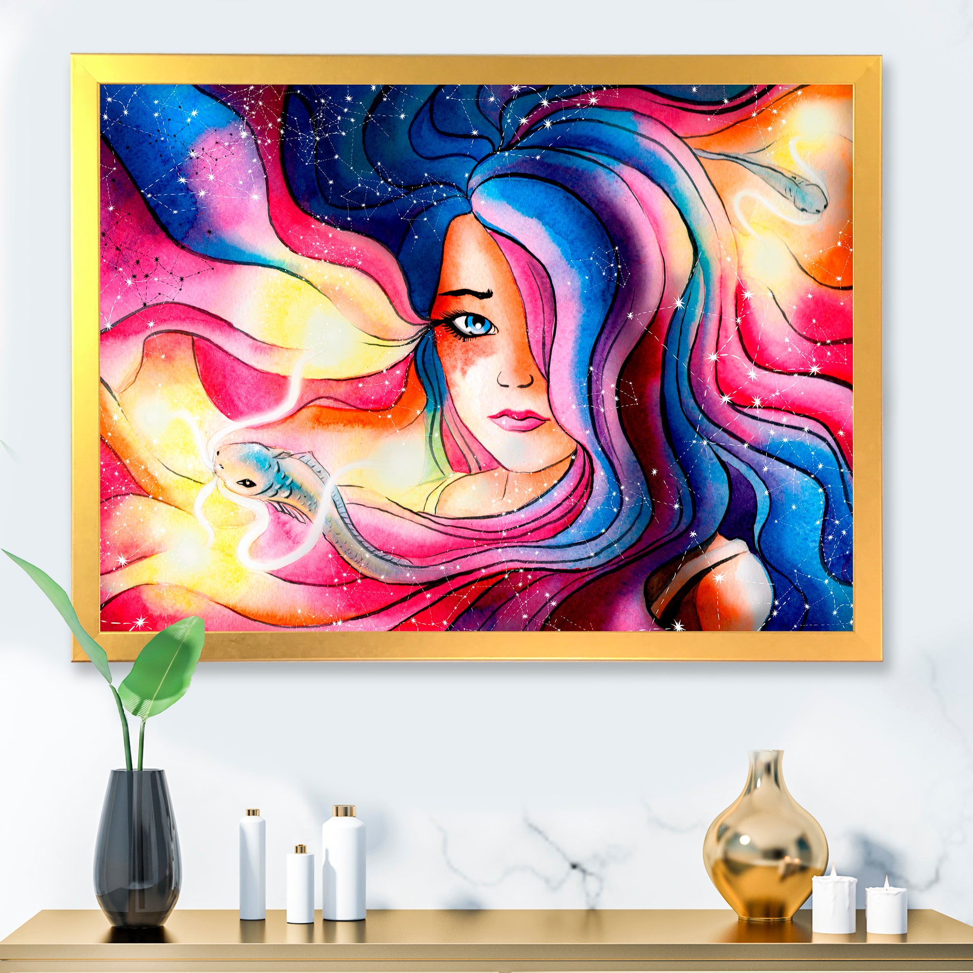 The Girl With The Glowing Hair