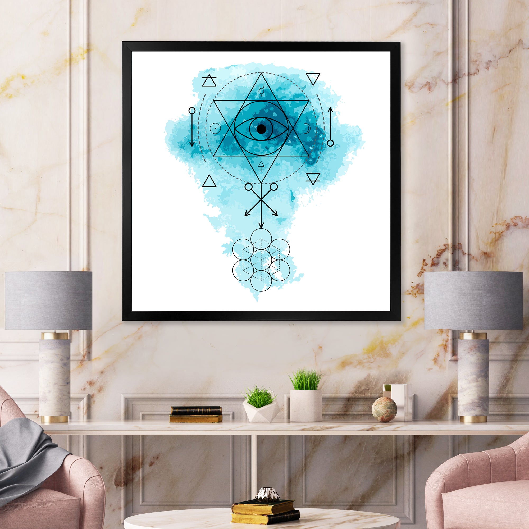 Symbol of Alchemy and Sacred Geometry II