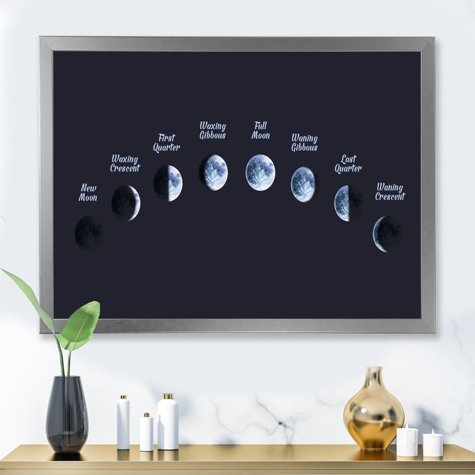 Moon Phases In Space