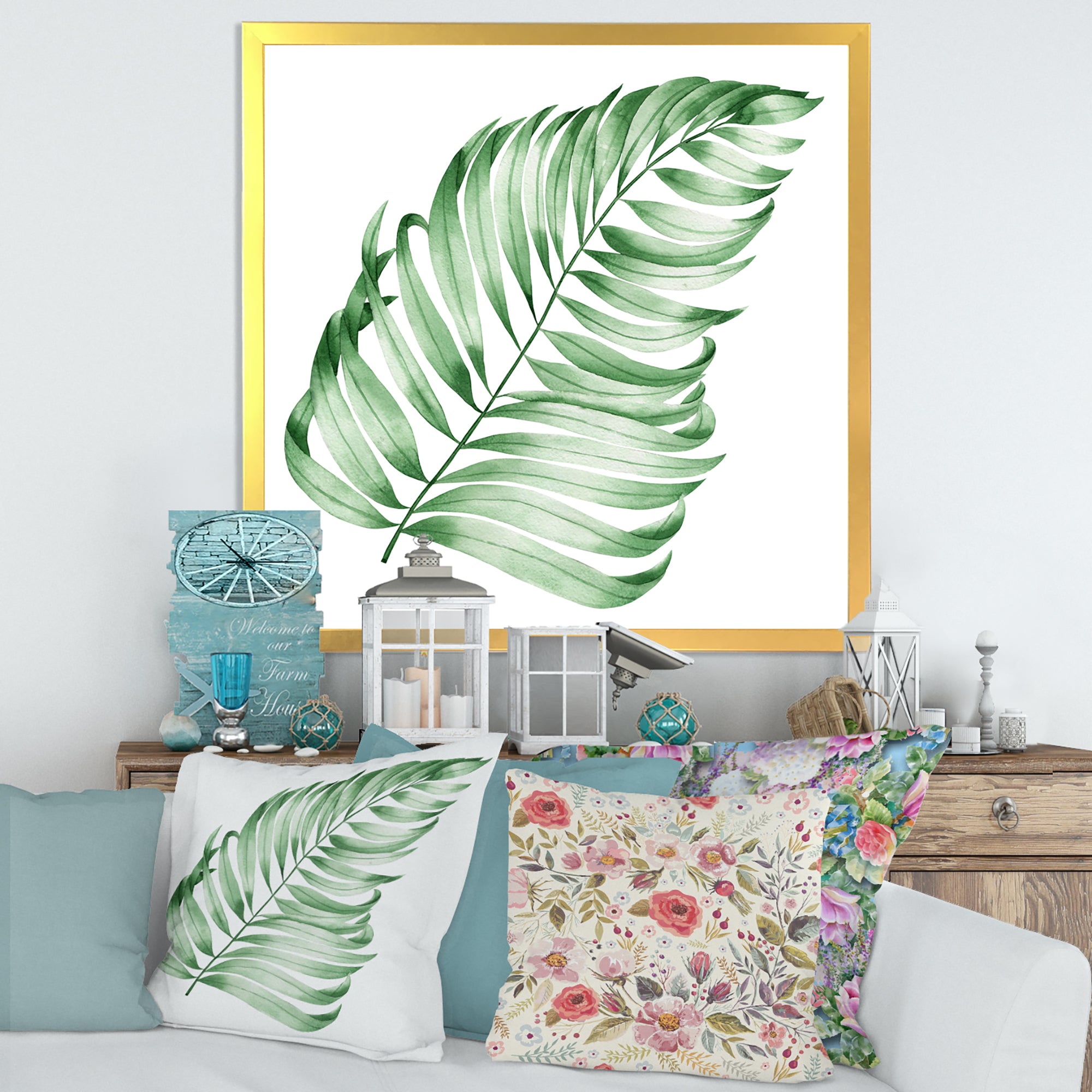 Tropical Leaf Of Monstera II