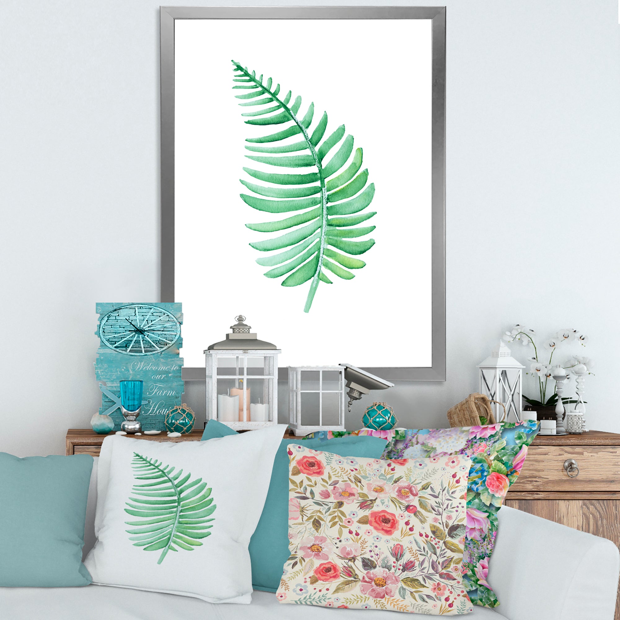 Tropical Leaf Of Monstera III