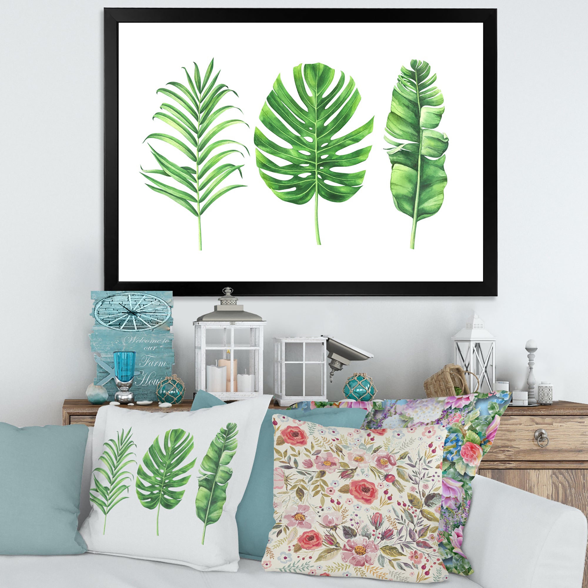 Tropical Leaf Of Monstera IV