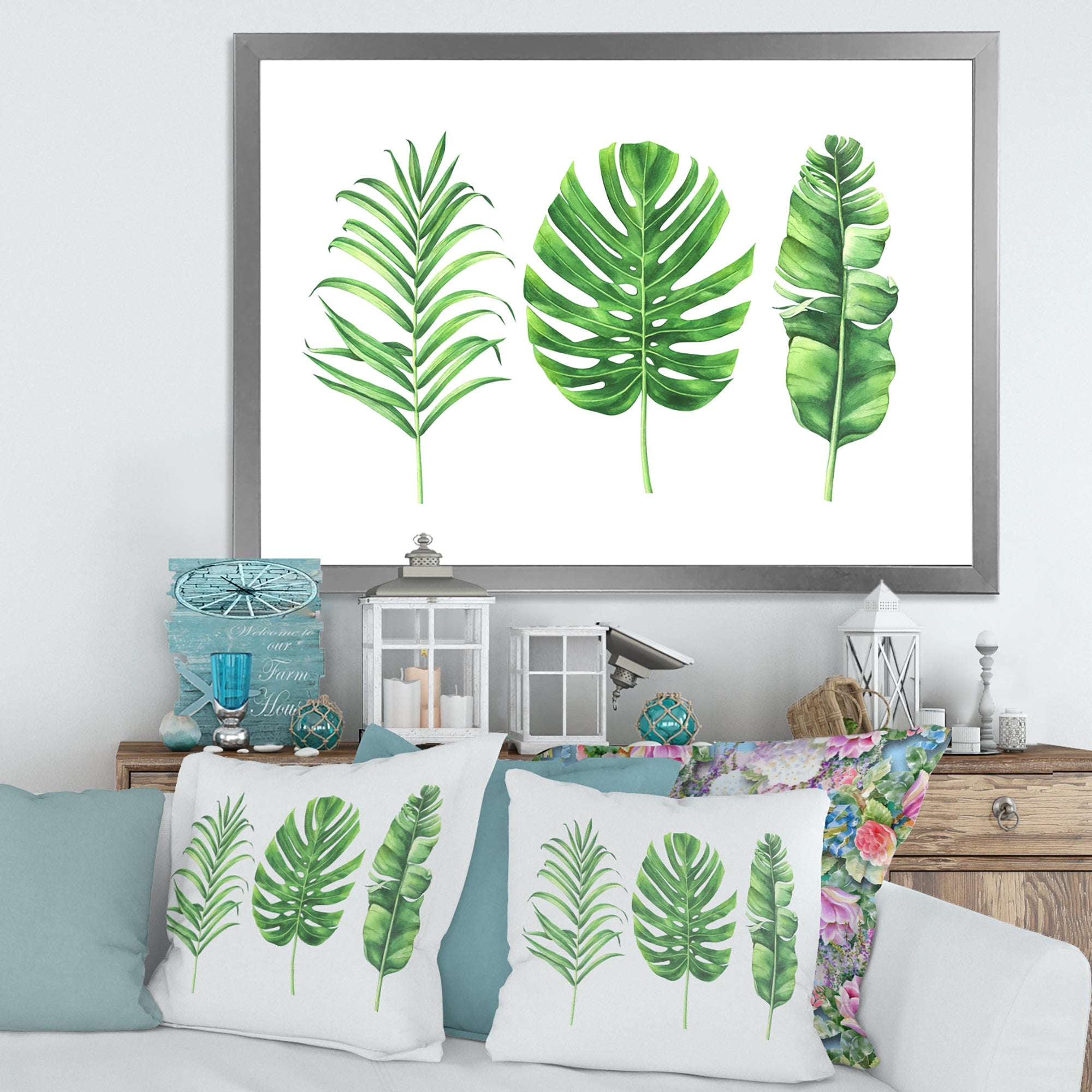 Tropical Leaf Of Monstera IV