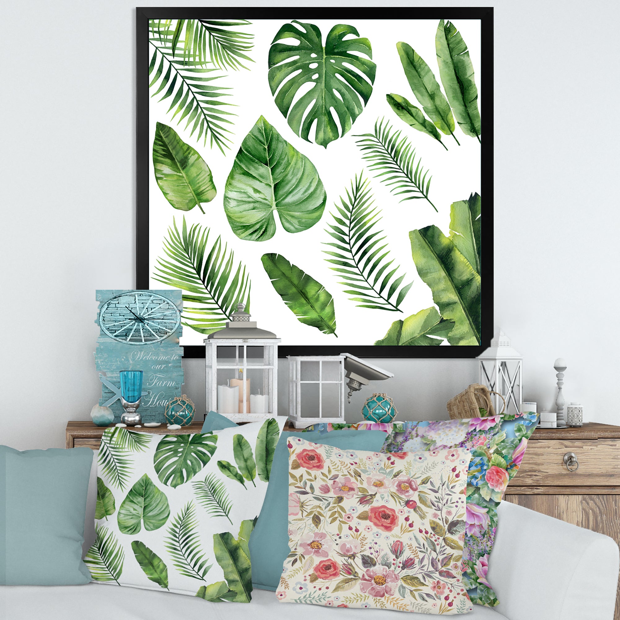 Tropical Leaf Of Monstera V
