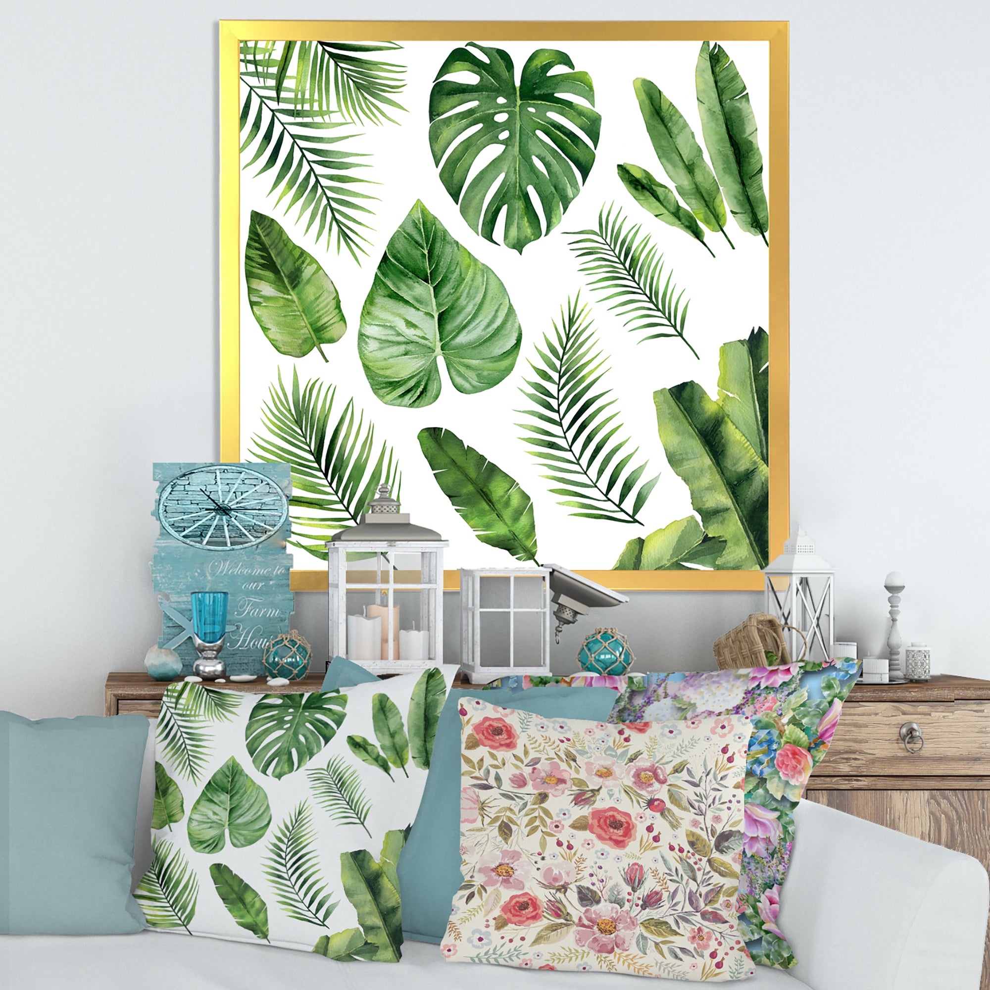 Tropical Leaf Of Monstera V