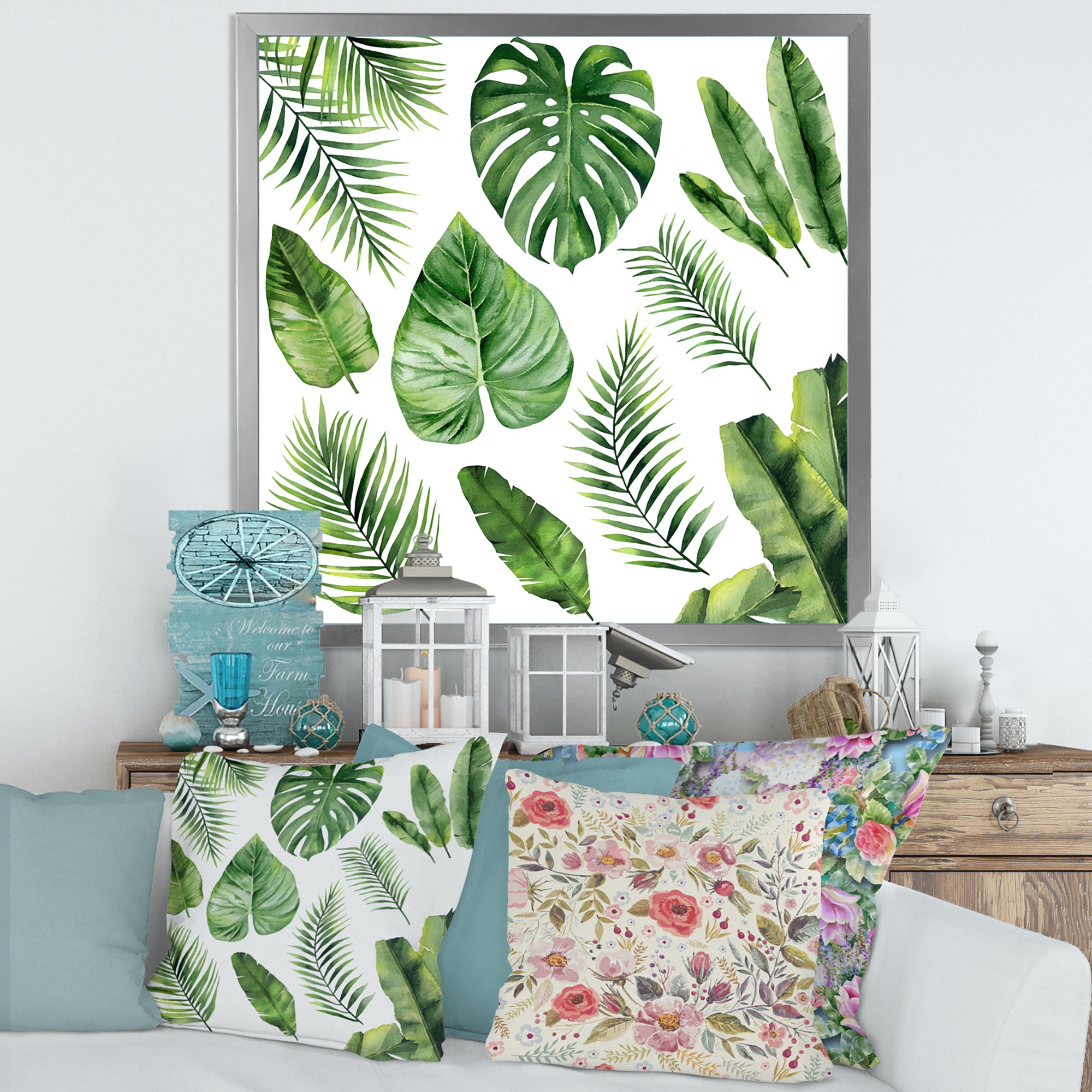 Tropical Leaf Of Monstera V
