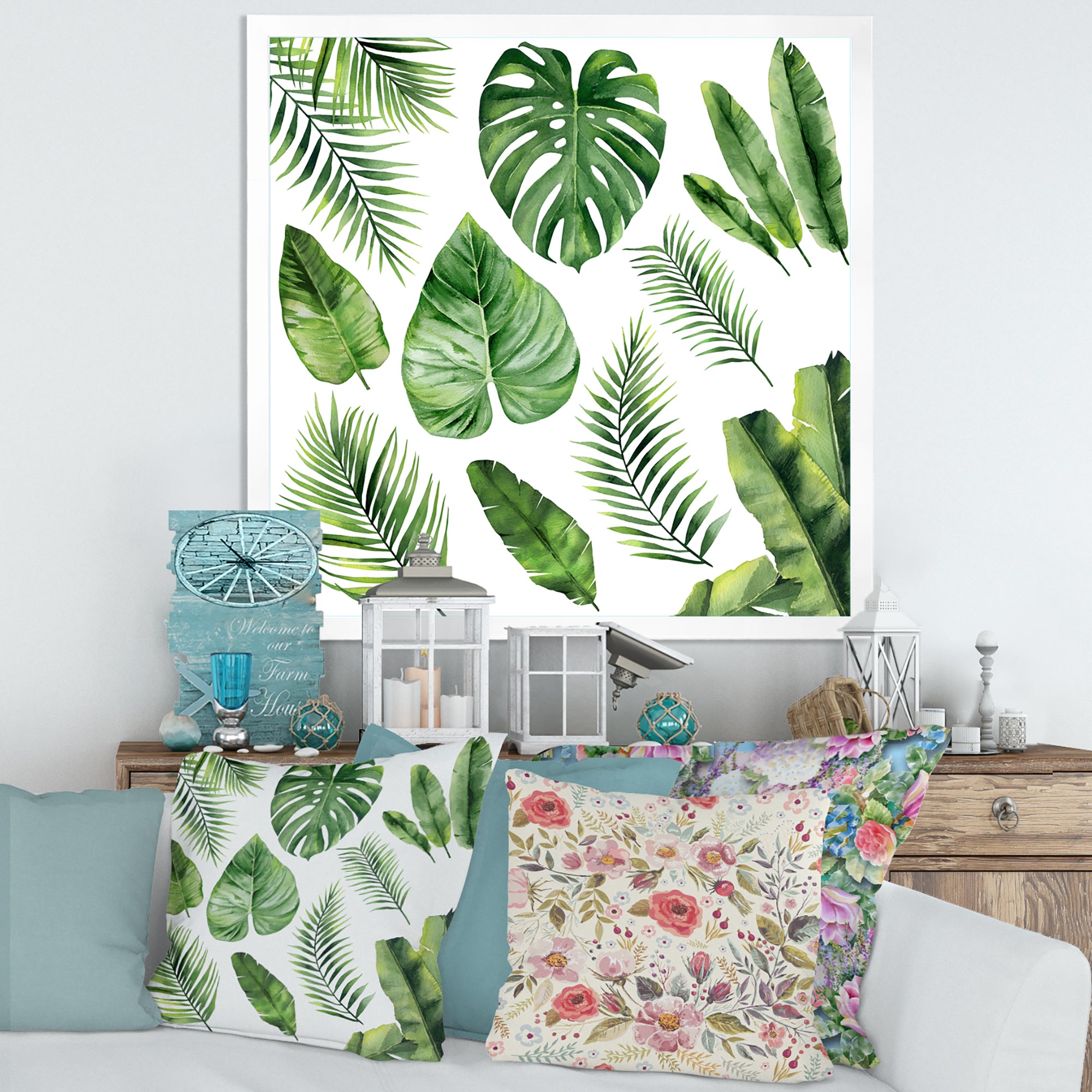 Tropical Leaf Of Monstera V