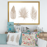 Tropical Beiges Leaves