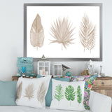 Tropical Beiges Leaves