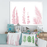 Blush Pinkeucalyptus and Palm Branches