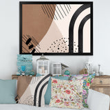 Abstract Shapes in Terracotta and Ivory Shapes I