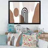 Abstract Shapes in Terracotta and Ivory Shapes II