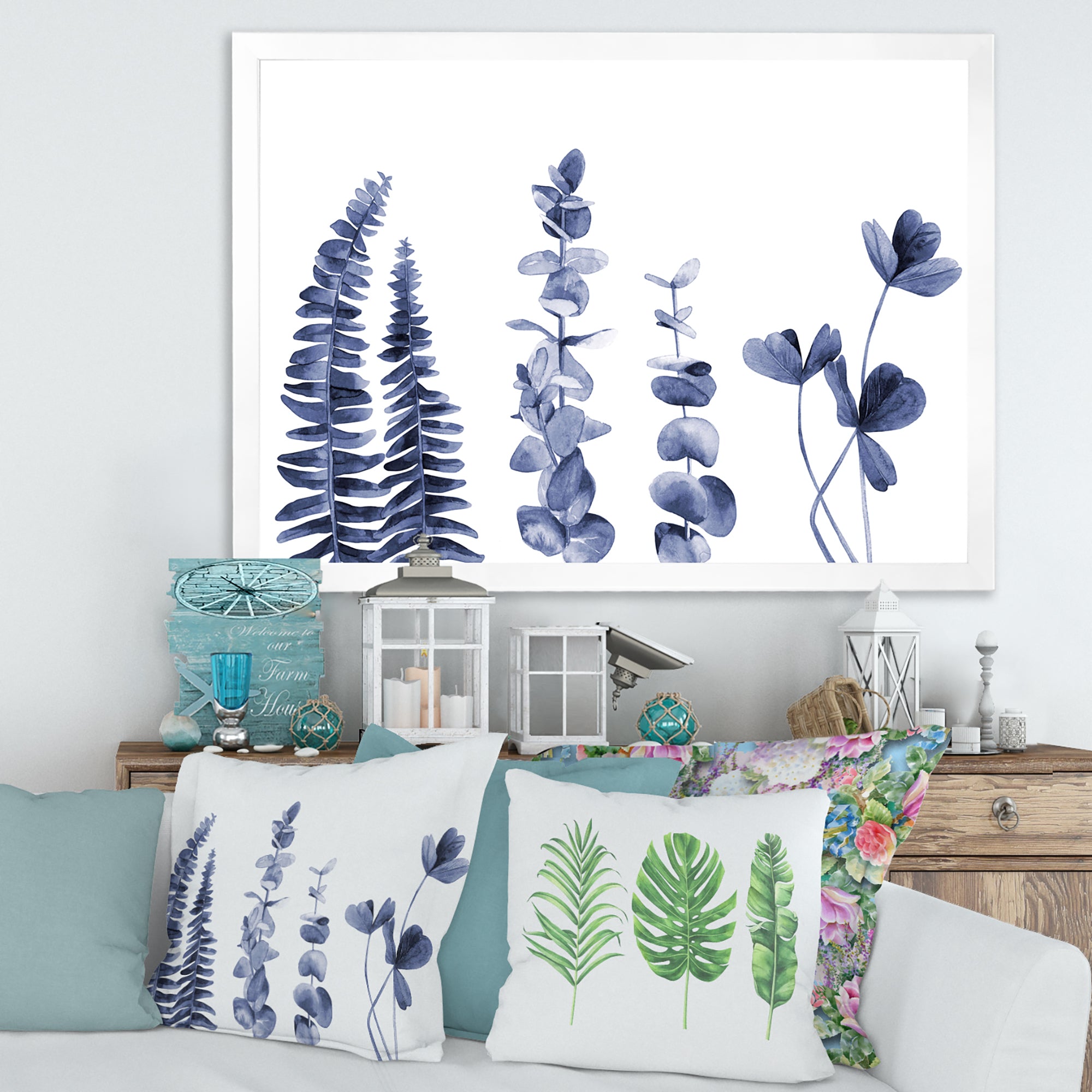 Navy Blue Eucalyptus I