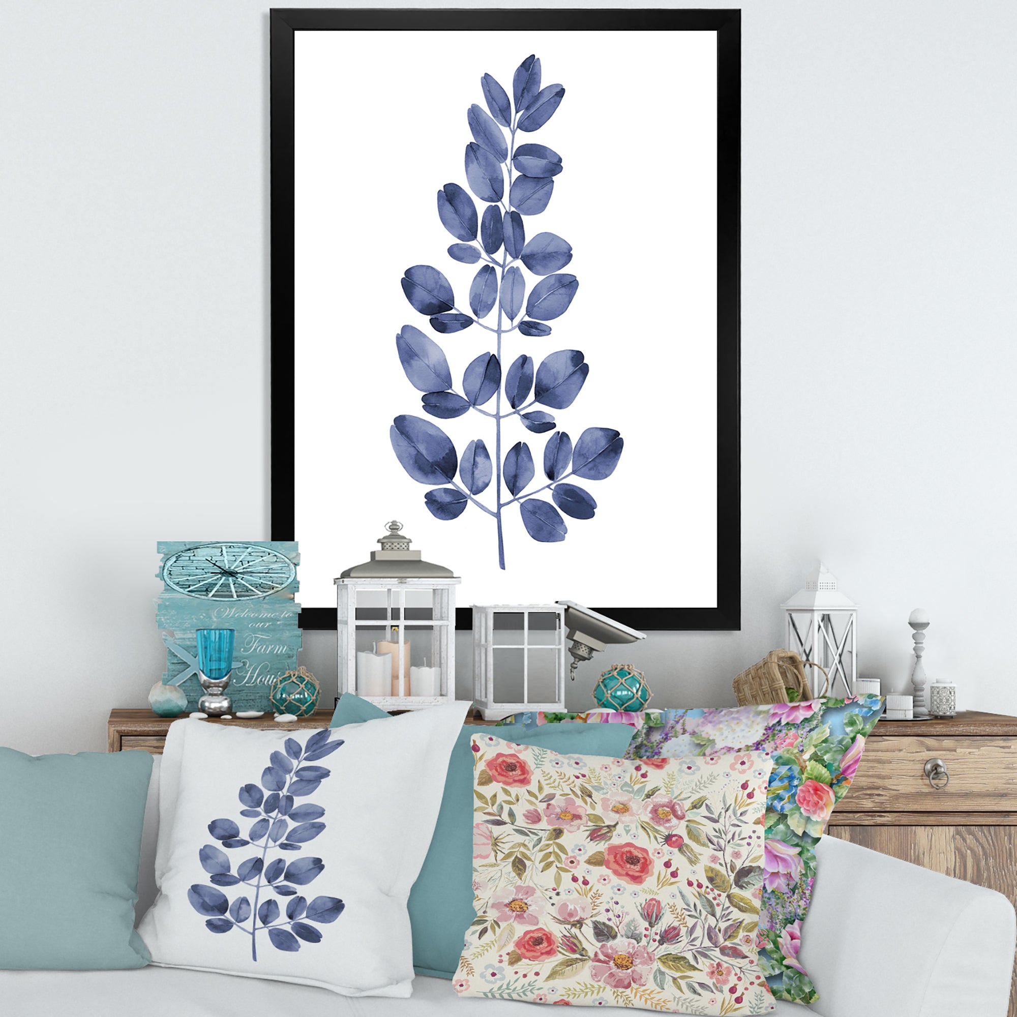 Navy Blue Eucalyptus II