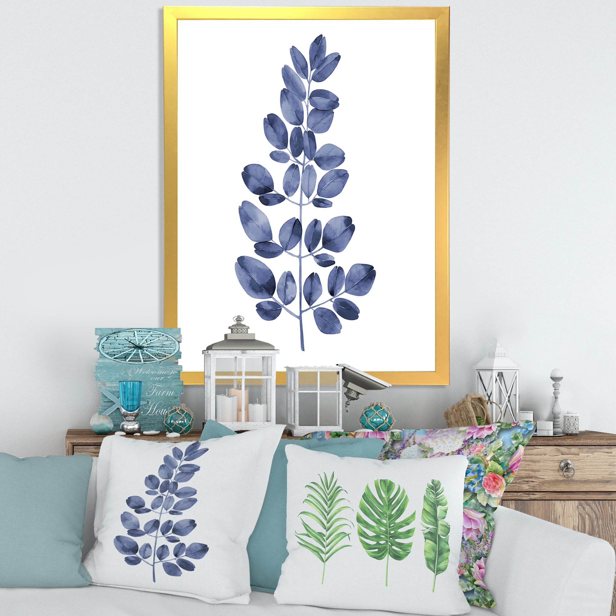 Navy Blue Eucalyptus II