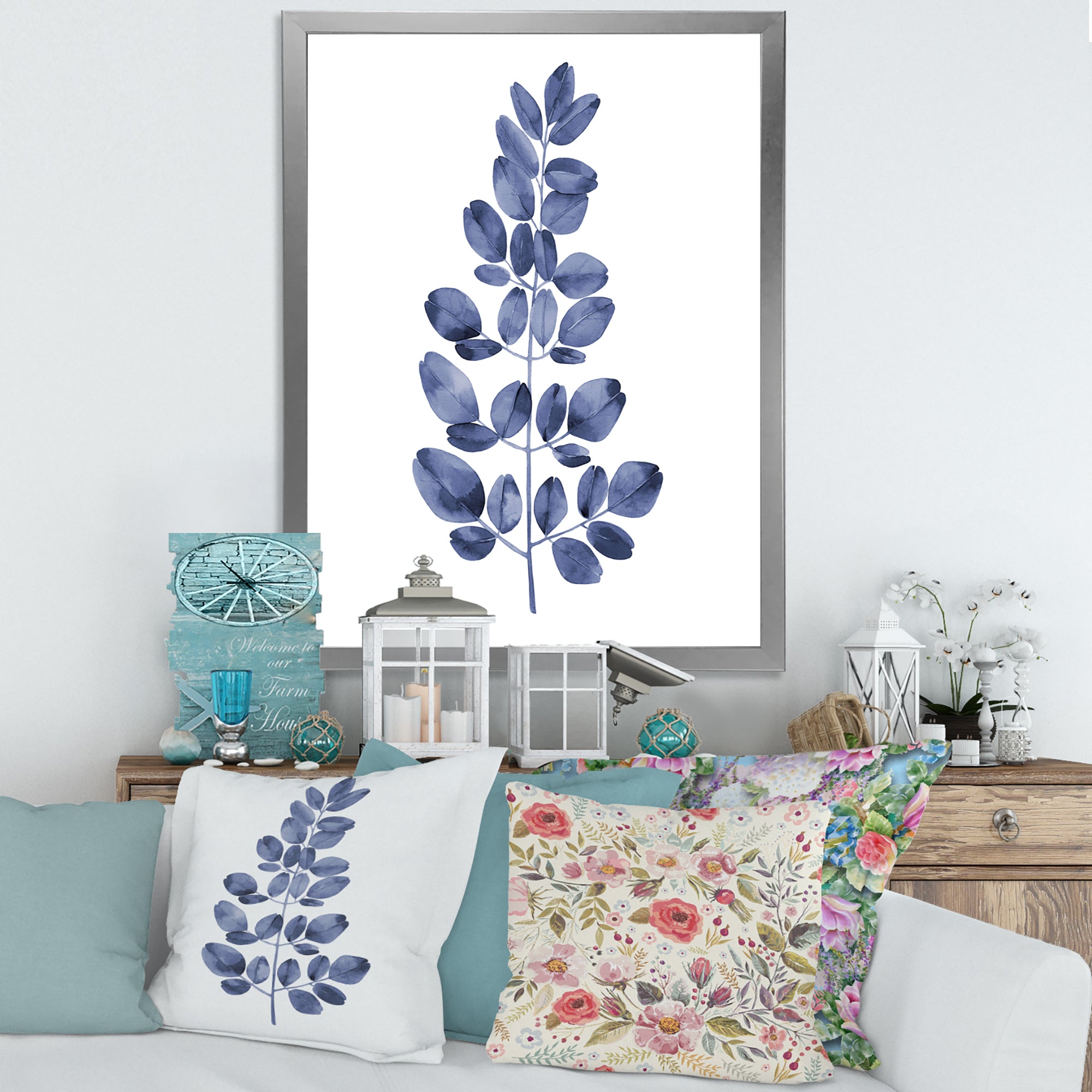 Navy Blue Eucalyptus II