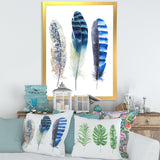 Colourful Boho Feathers I
