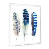 Colourful Boho Feathers I