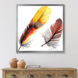 Colourful Boho Feathers IV