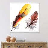 Colourful Boho Feathers IV