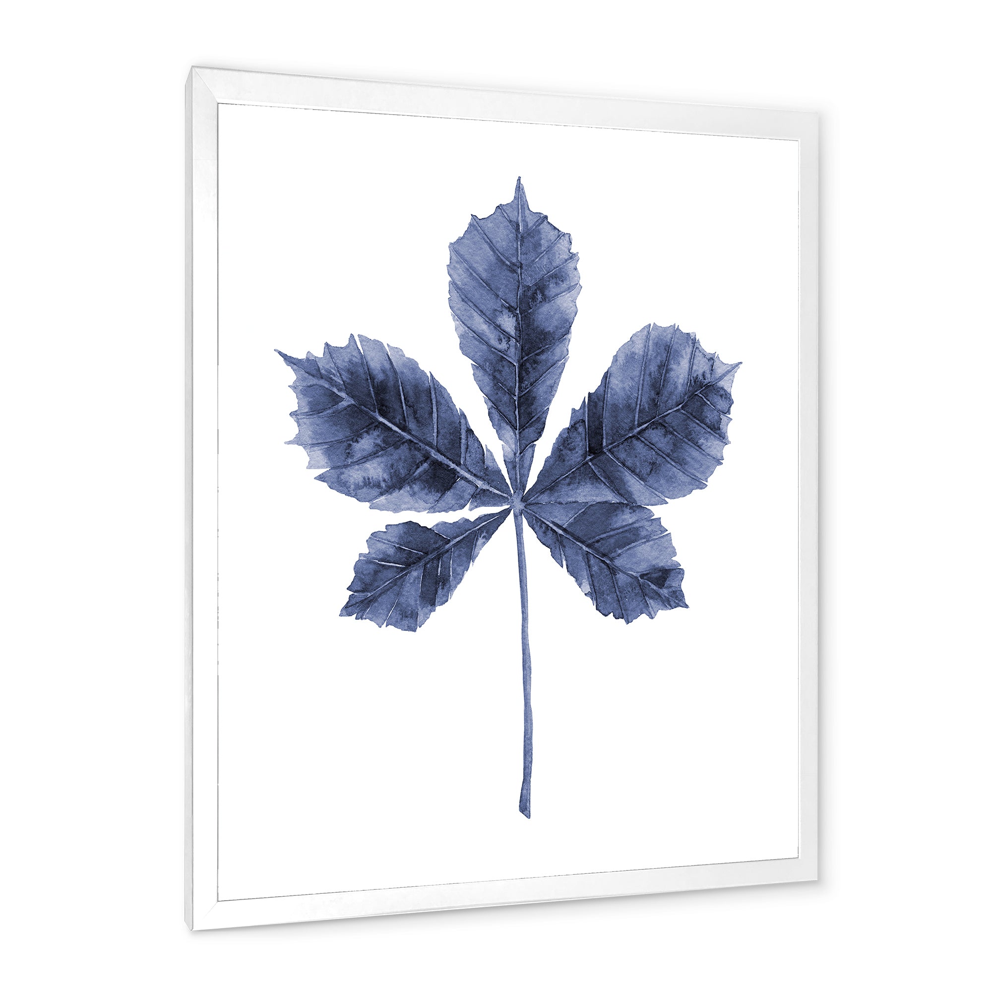 Navy Blue Chestnut Leaf