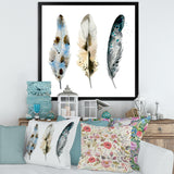 Colourful Boho Feathers V