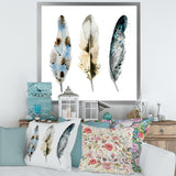 Colourful Boho Feathers V