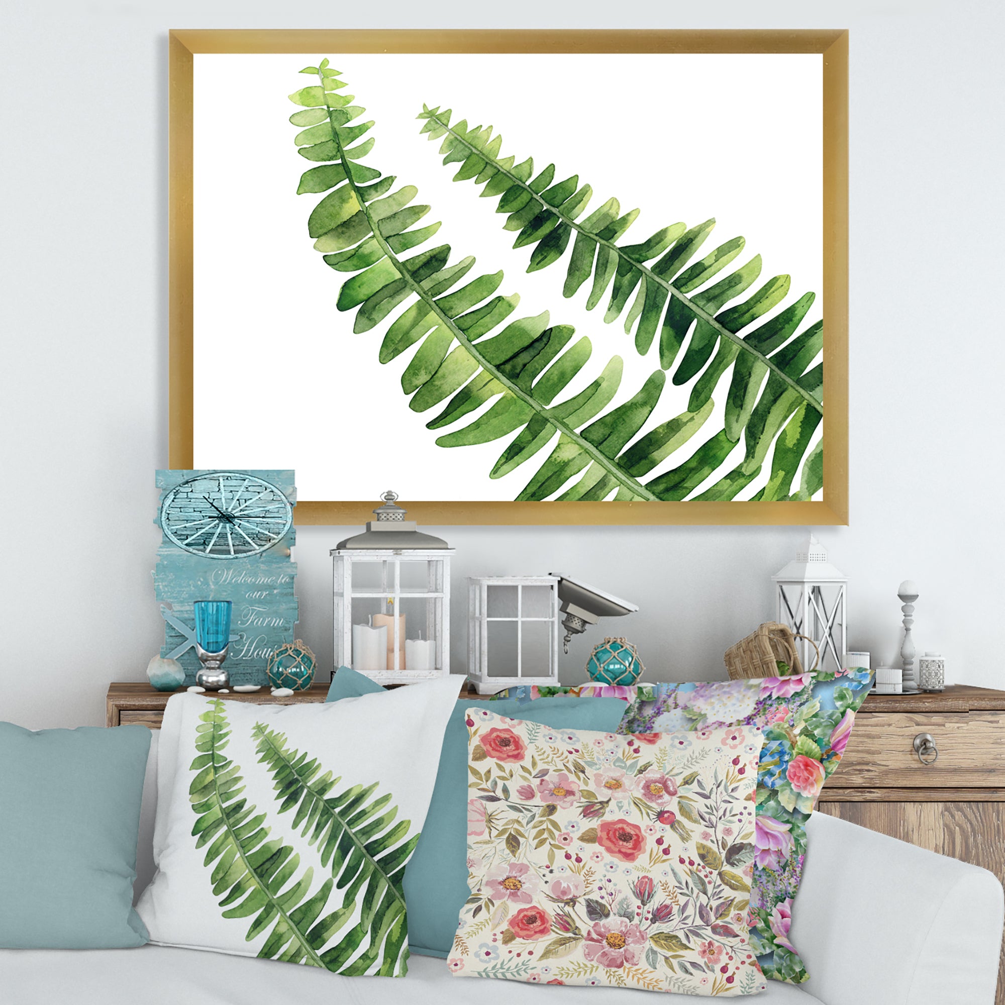 Fern Leaves Detail I