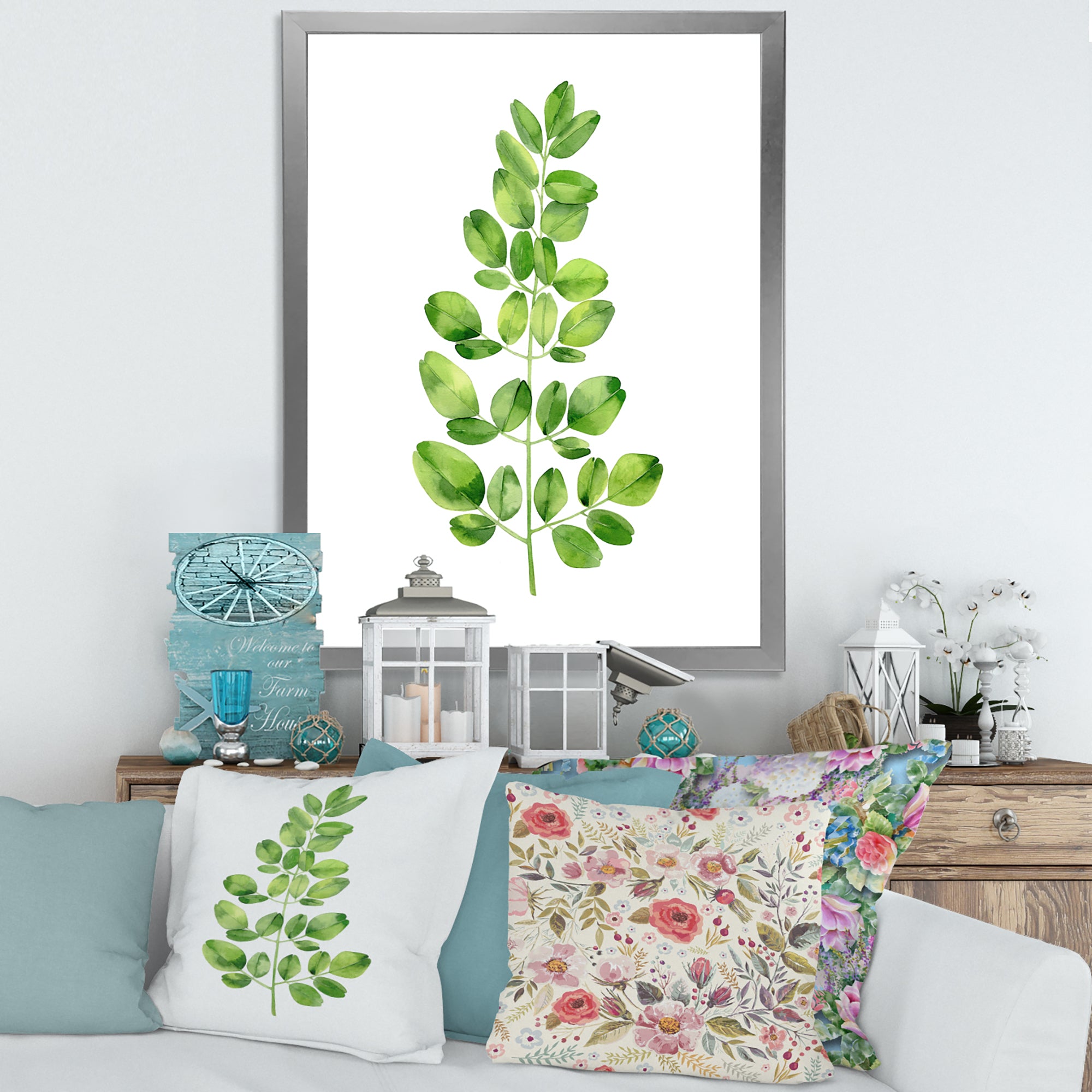 Moringa Branch Tropical Tree Foliage