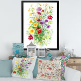 Colorful Wildflowers In Nature