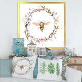 Bee In Wildflowers Wreath