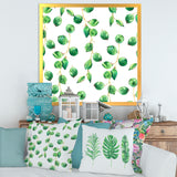 Tropical Green Leaves Patern