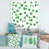 Tropical Green Leaves Patern