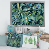 Natural Leaves Exotic On Dark I