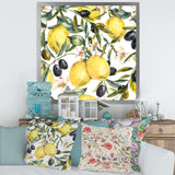 Lemon and Olive Branches I