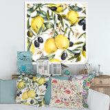 Lemon and Olive Branches I