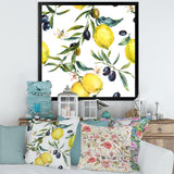 Lemon and Olive Branches II
