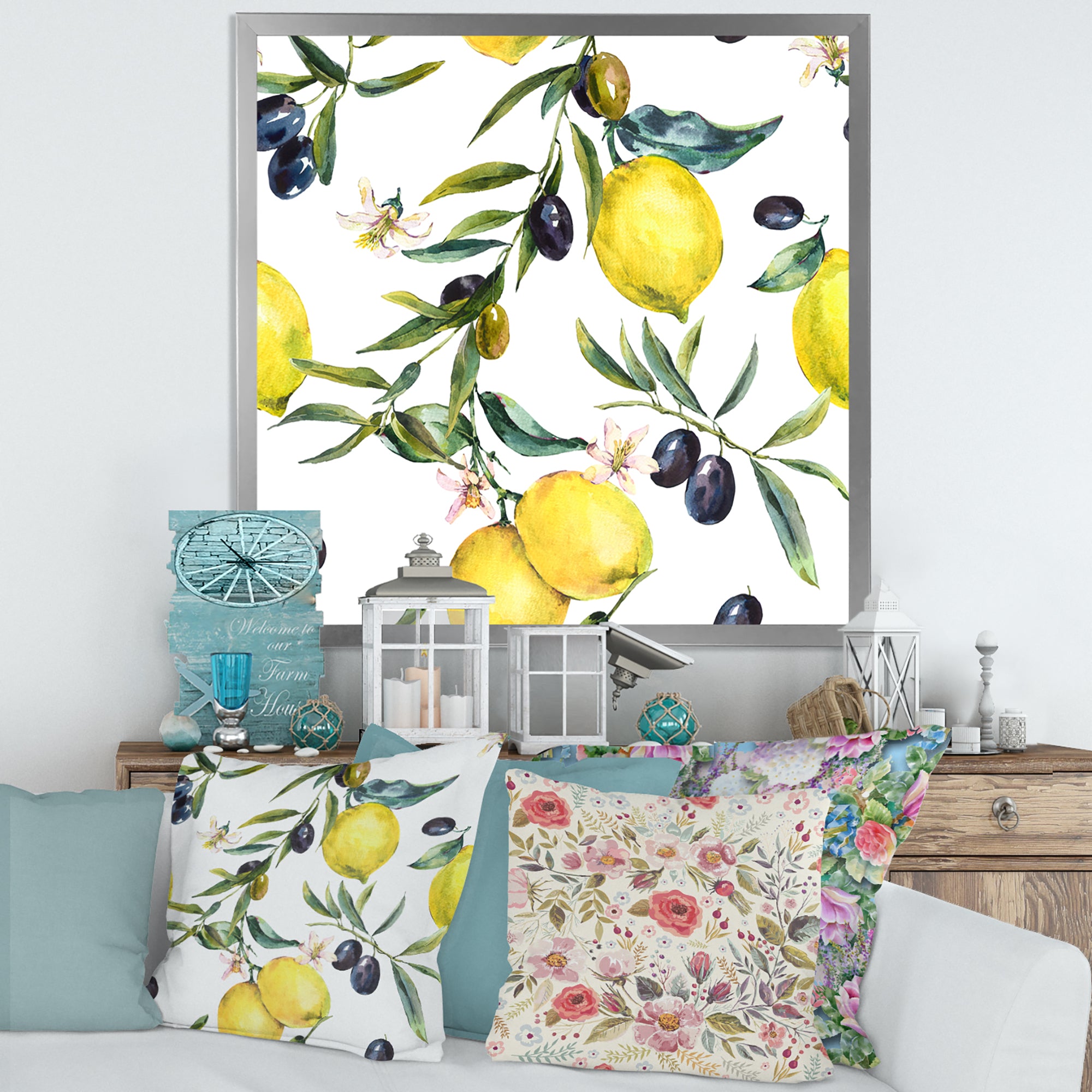 Lemon and Olive Branches II