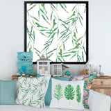 Tropical Green Leaves In Summer Times II