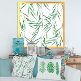 Tropical Green Leaves In Summer Times II