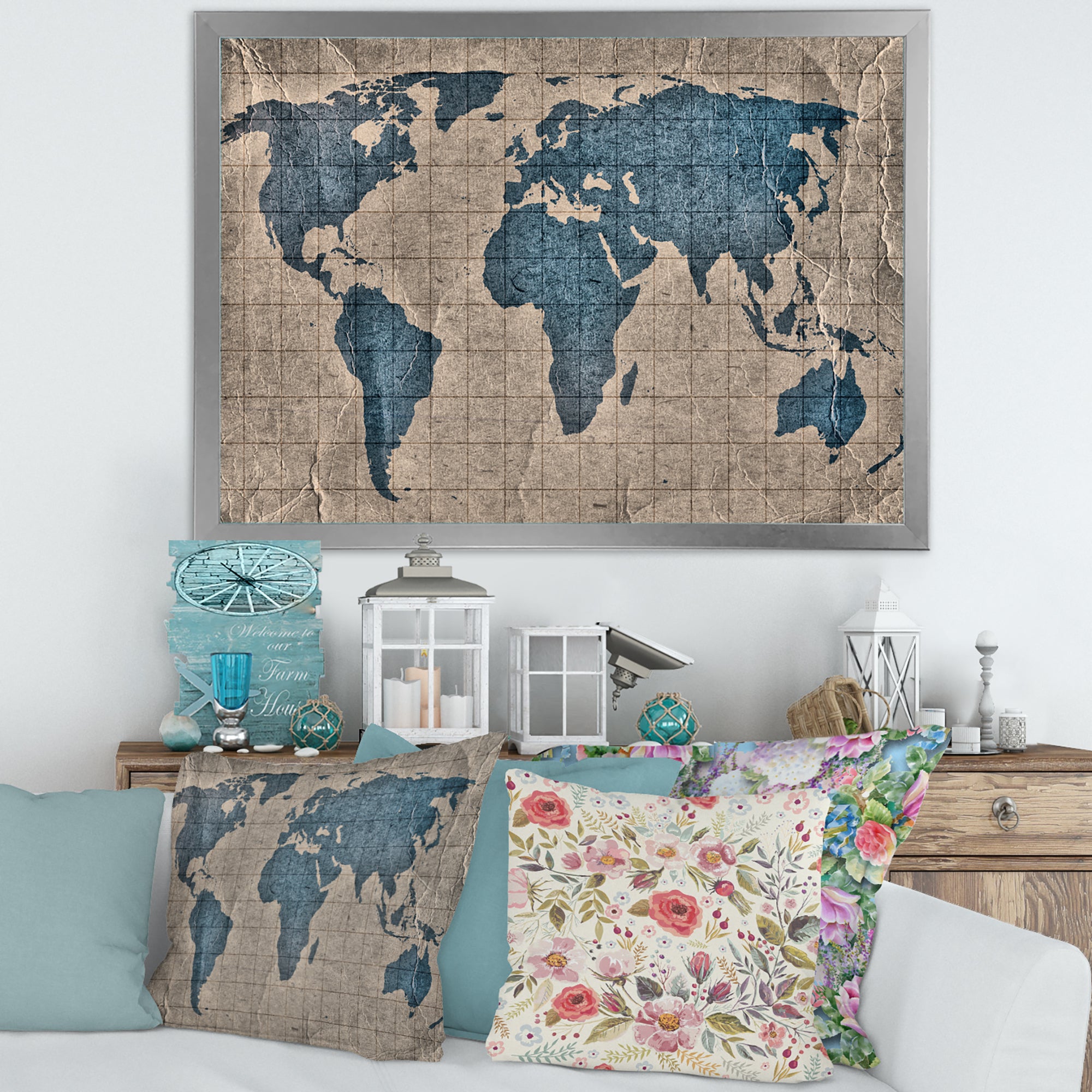 Ancient Map of The World I