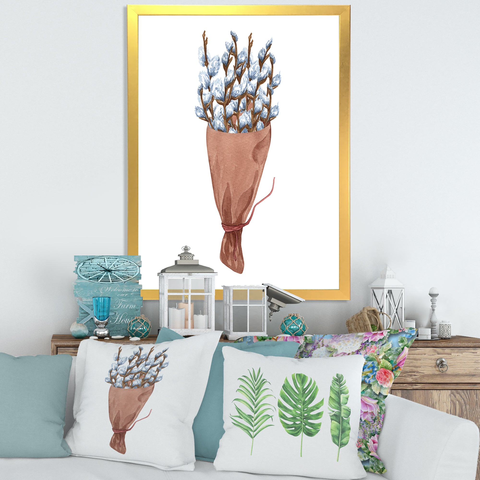 Bunch of Pussy Willow Twigs I