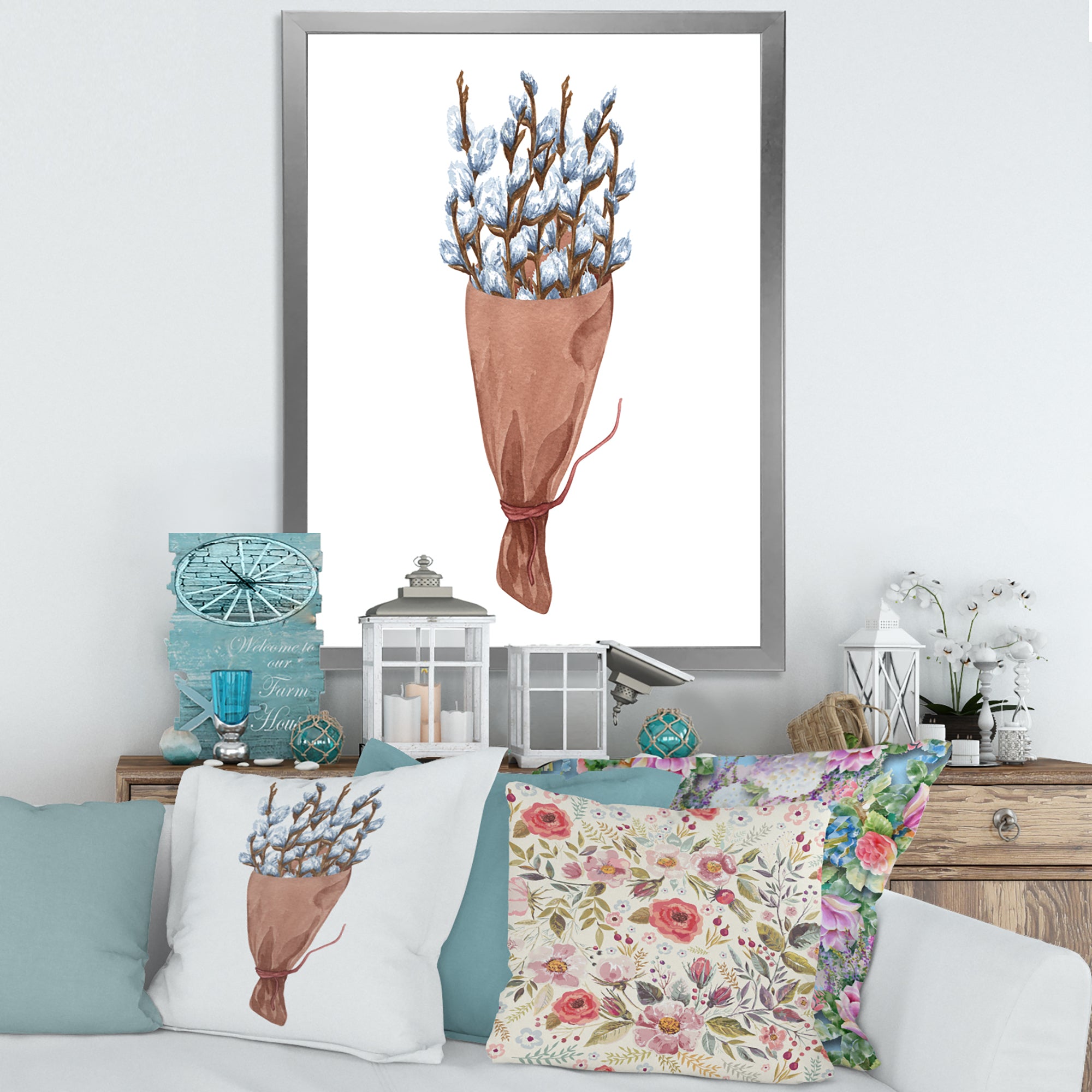 Bunch of Pussy Willow Twigs I