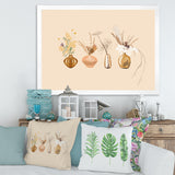 Bouquets Of Wildflowers In Gold Vases II