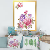 Bouquet of Pink and Purple Flowers I