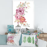 Bouquet Of Pink and Purple Flowers III