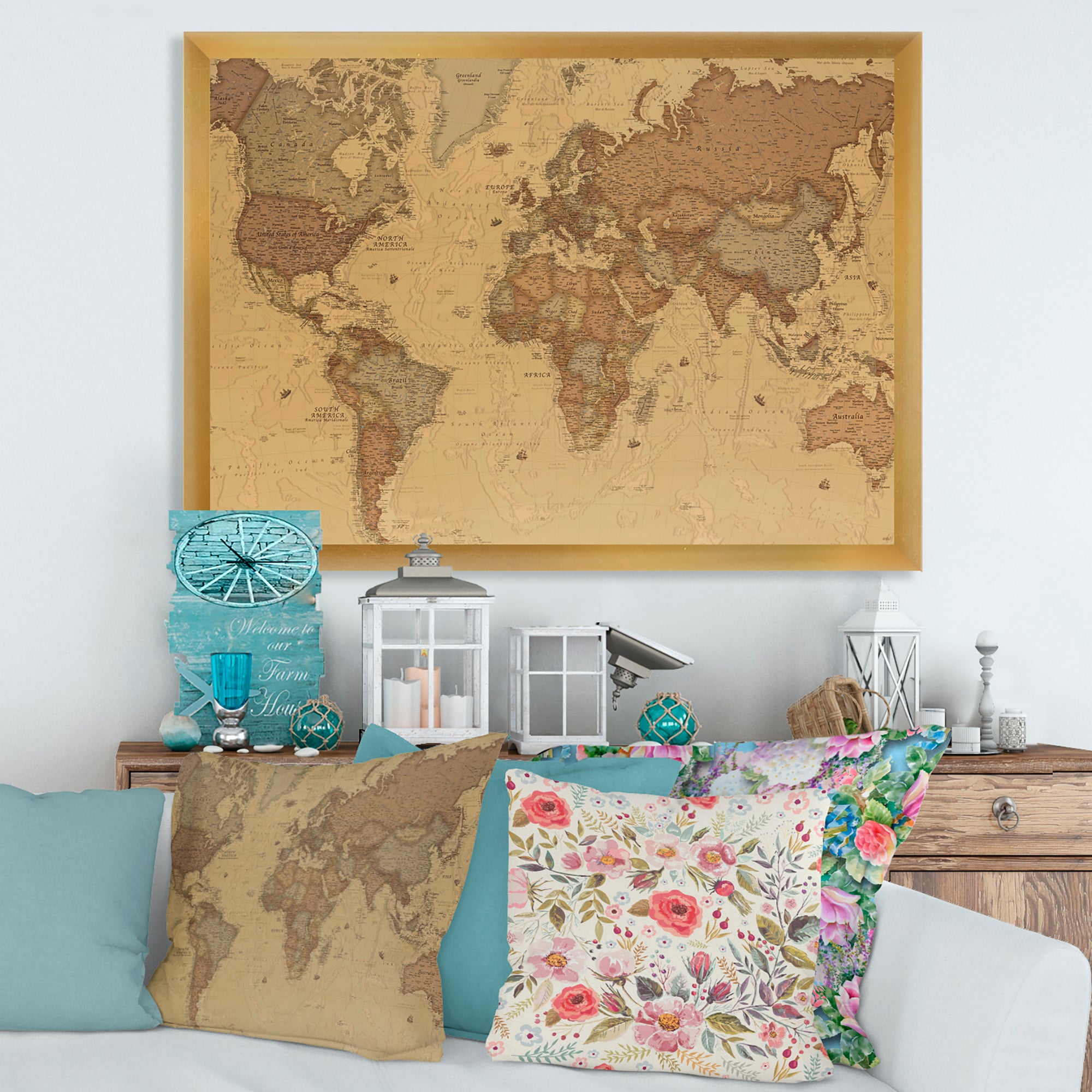 Ancient Map of The World III