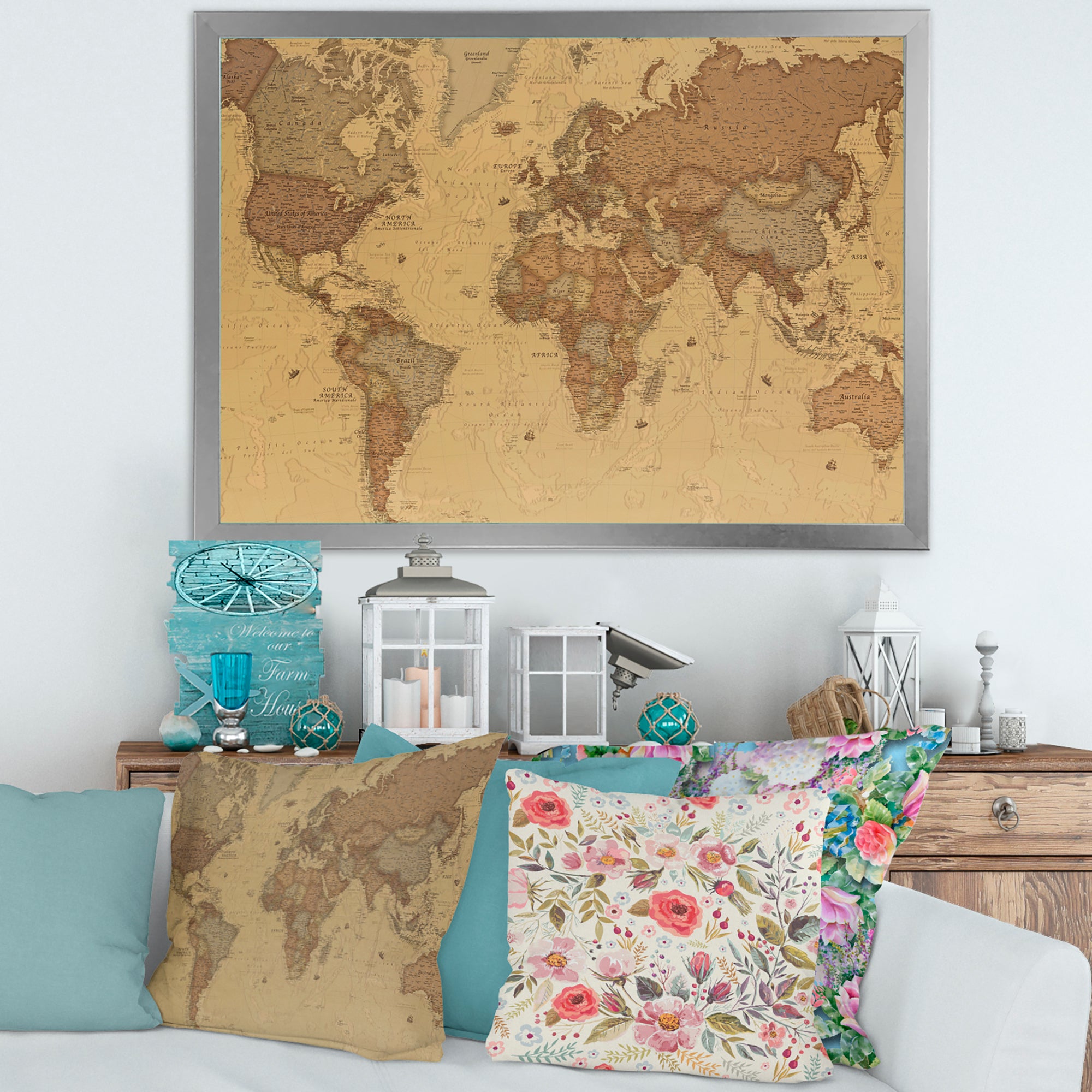 Ancient Map of The World III