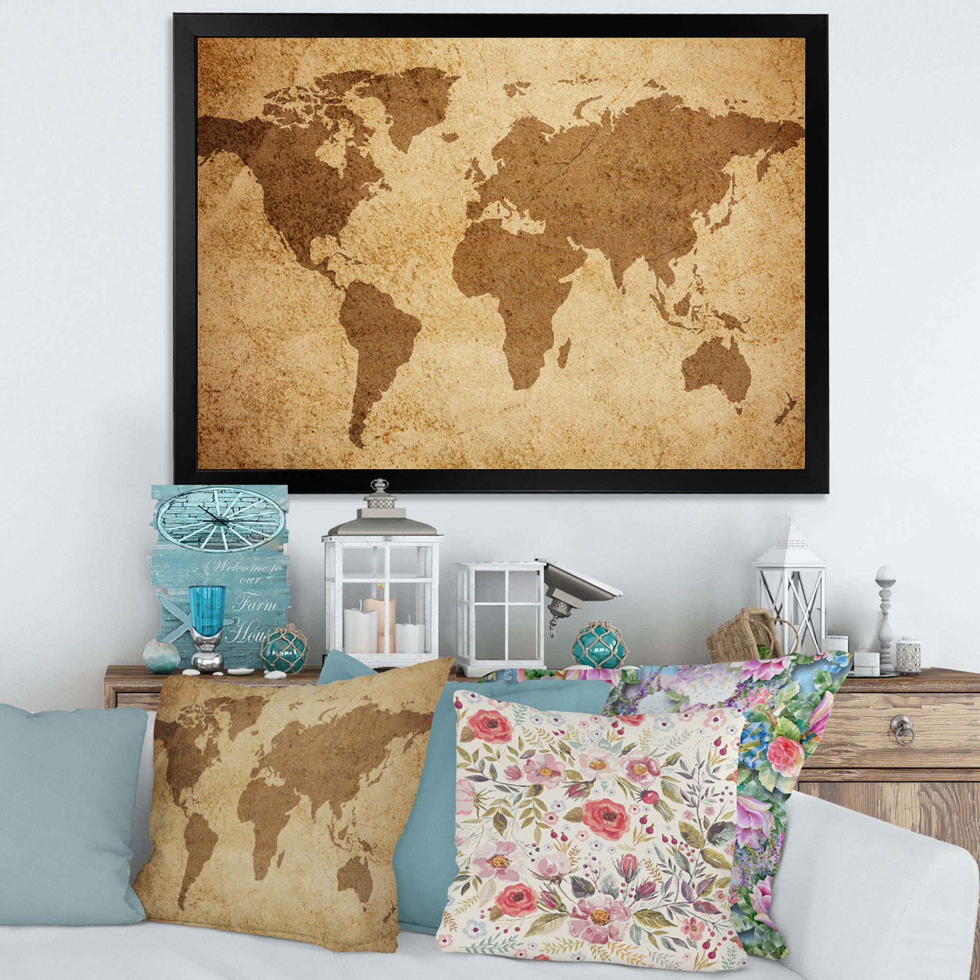 Ancient Map of The World V