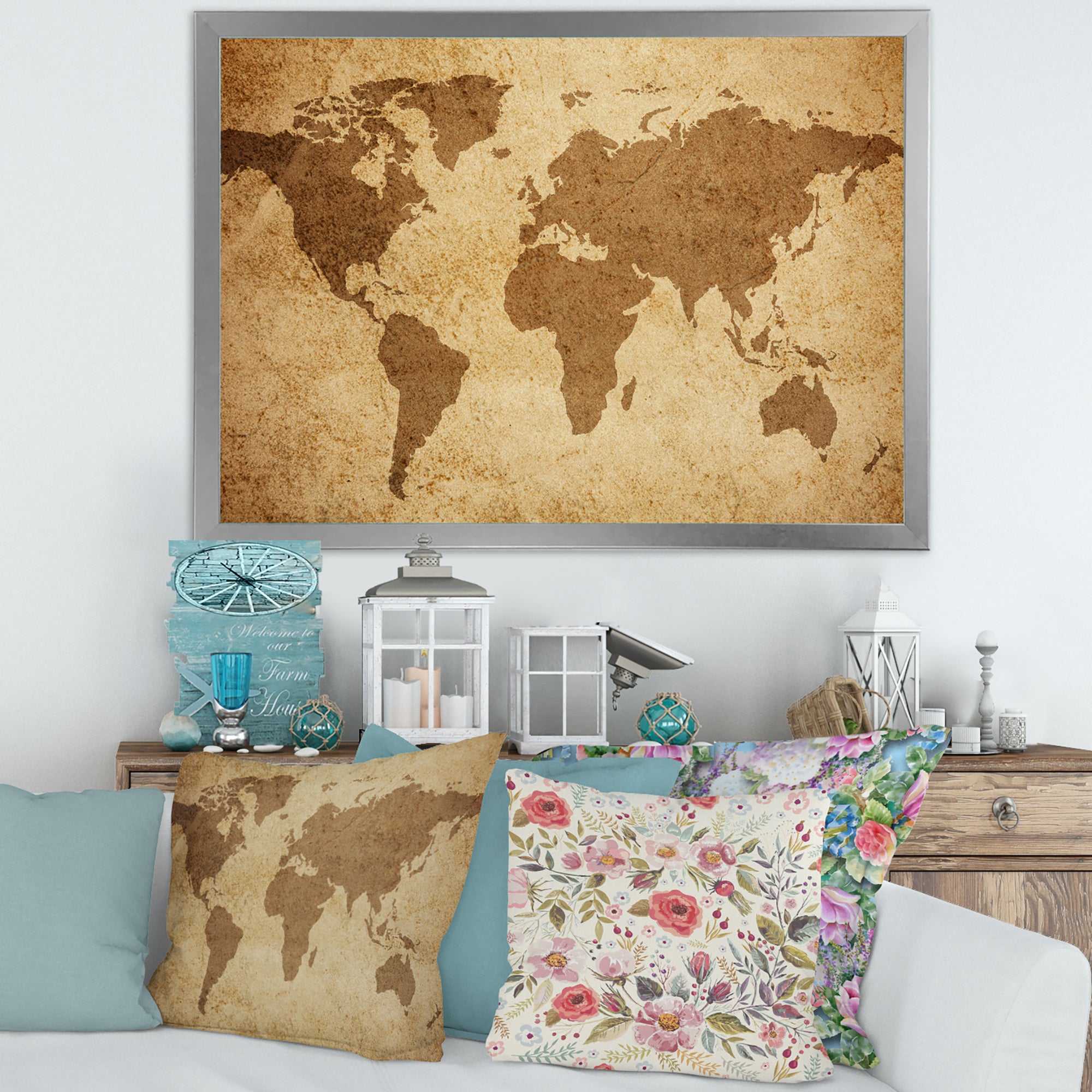 Ancient Map of The World V